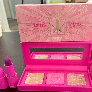 Jeffree Star Pink Religion Sacred Glass Velvet Trap Bundle